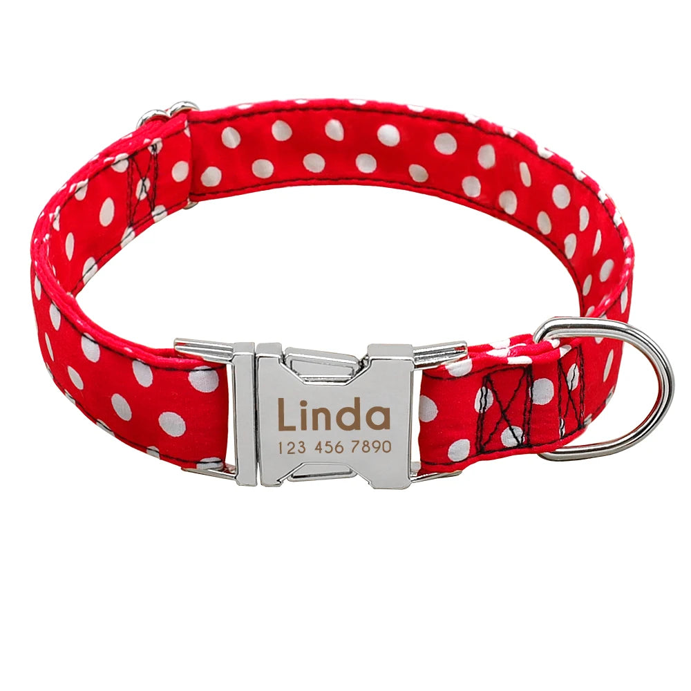 Collier personnalisable pour petit et moyen chien