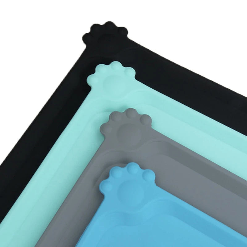 Tapis de gamelle en silicone Imperméable et antidérapant