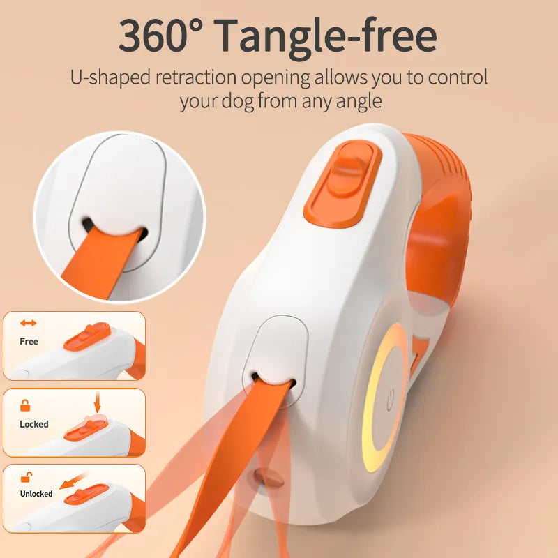 Laisse Dognity ULTRA LED Lumineuse Rétractable
