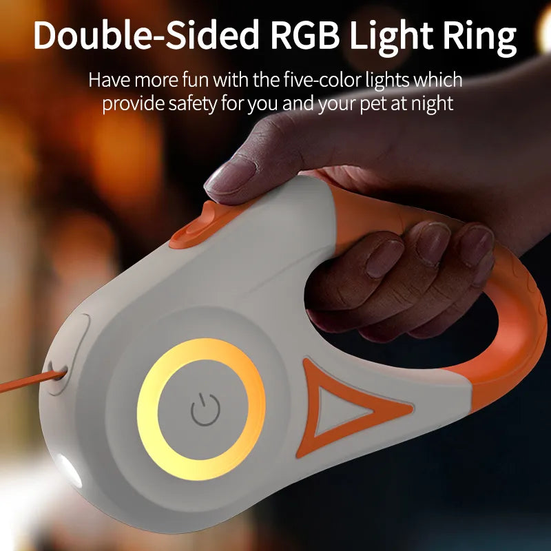 Laisse Dognity ULTRA LED Lumineuse Rétractable