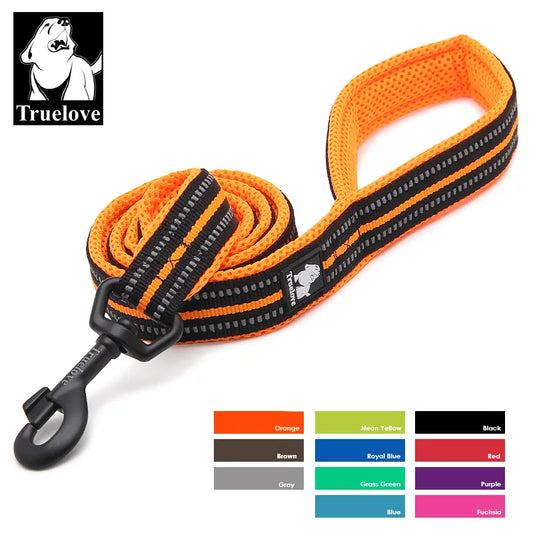 Laisse souple en maille nylon
