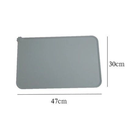 Tapis de gamelle en silicone Imperméable et antidérapant